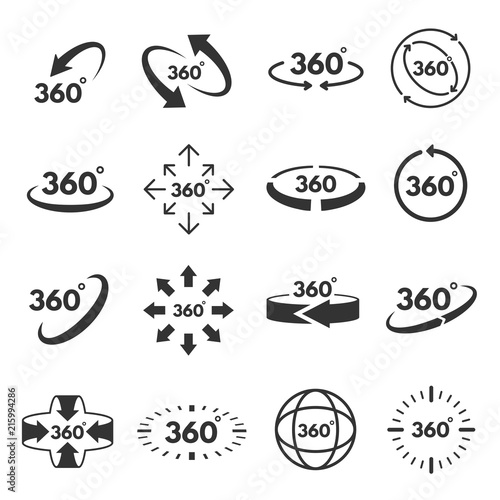 360 degree views icon
