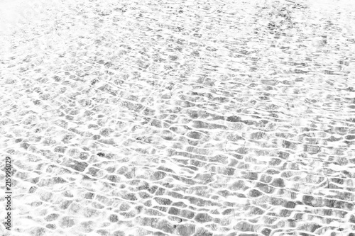 Vintage white light Green swimming pool rippled water detail