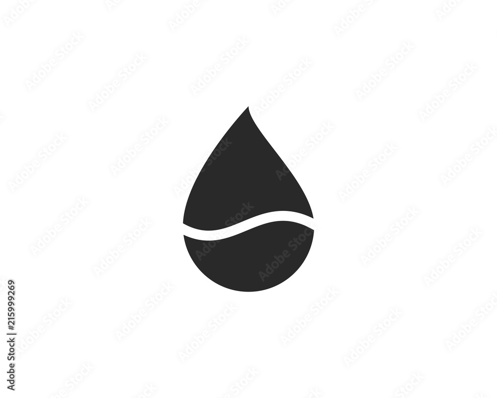 water drop Logo Template