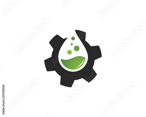 Bio technology,Lab logo vector