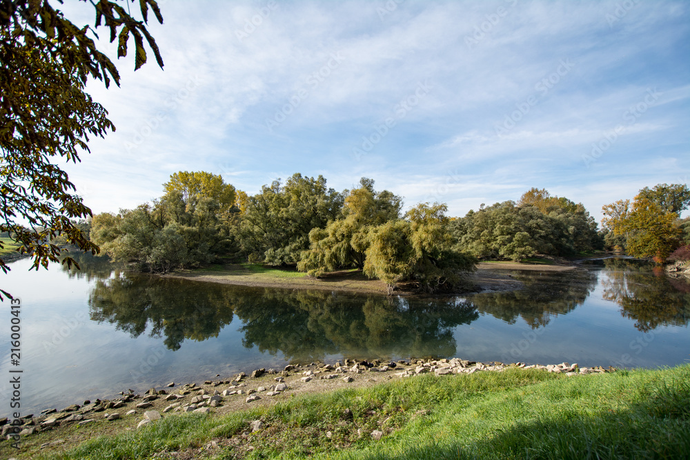 Fototapeta premium Rheinauen bei Plittersdorf 3