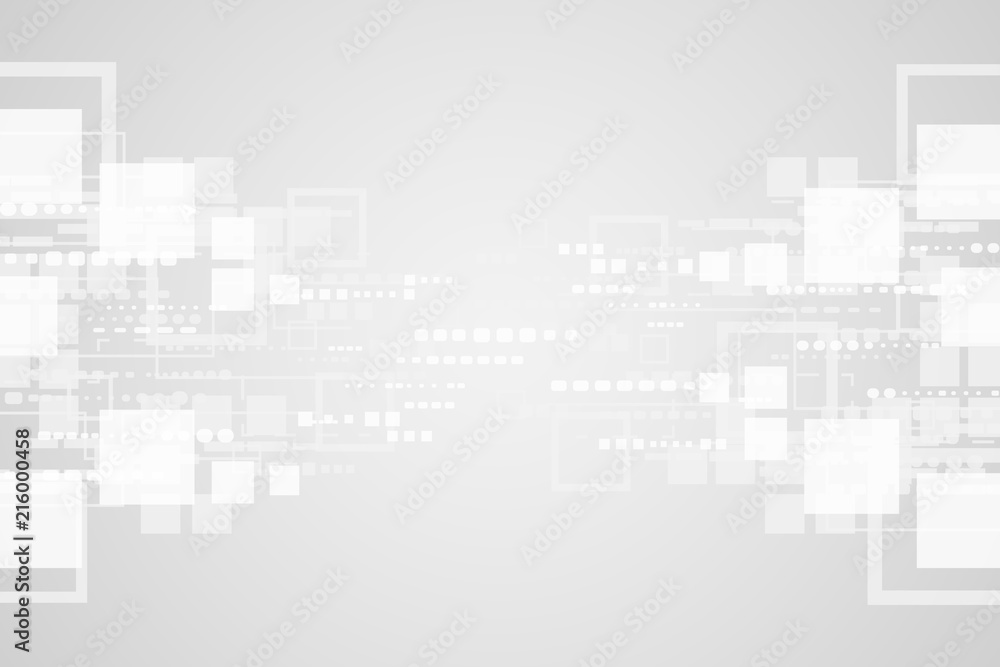 Abstract squares technology background