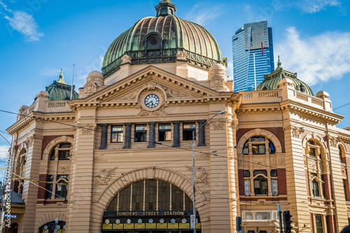 Flinders street station in Melbourne, Victoria, Australia photo