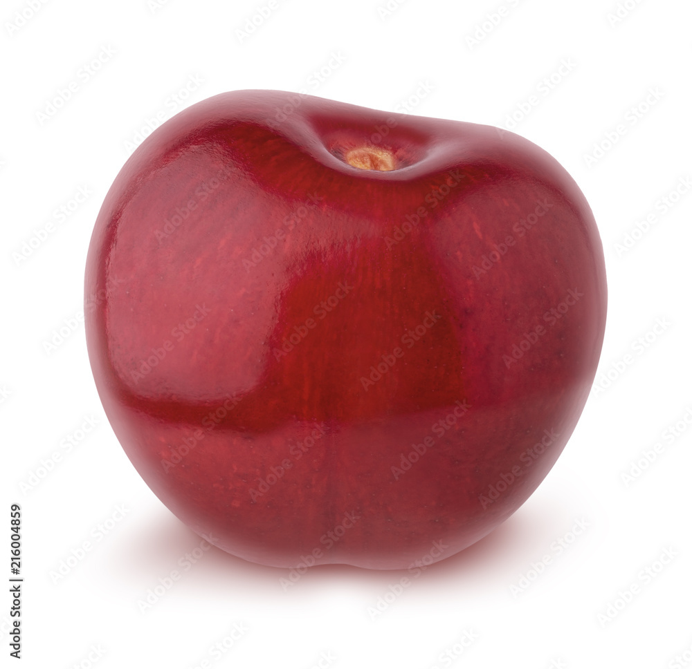 Ripe cherry isolated on a white. Ripe cherry isolated on a white.