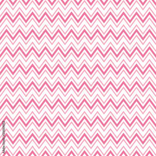 Pretty pink zigzag seamless vector pattern