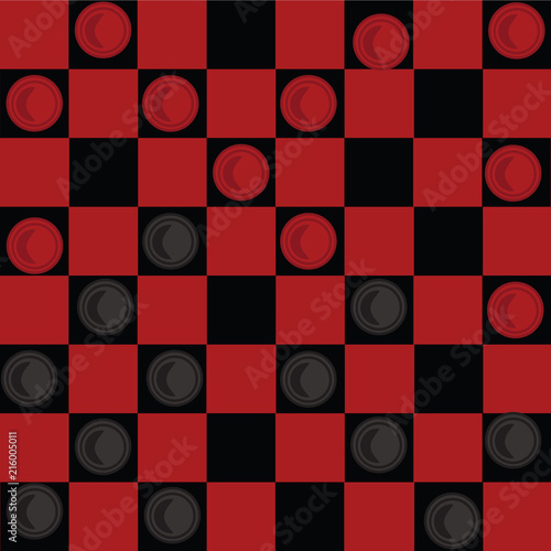 Checkers Board Game