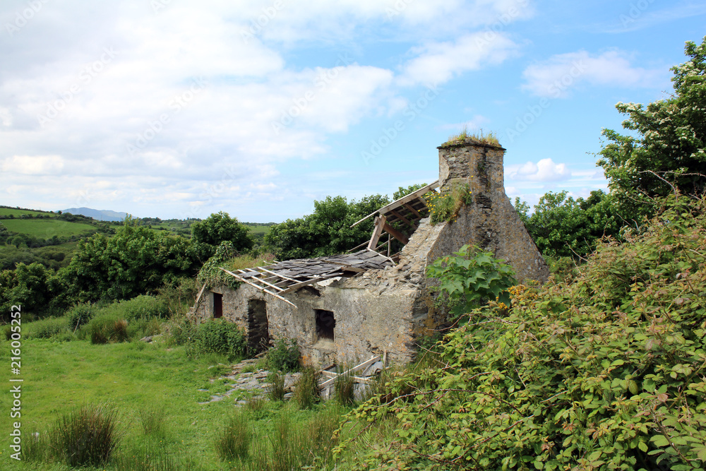 abandoned old house on an Irish Island