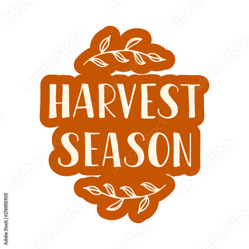 Harvest season