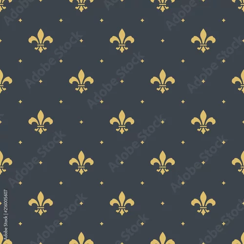 Obraz Fleur-de-lis tło wzór