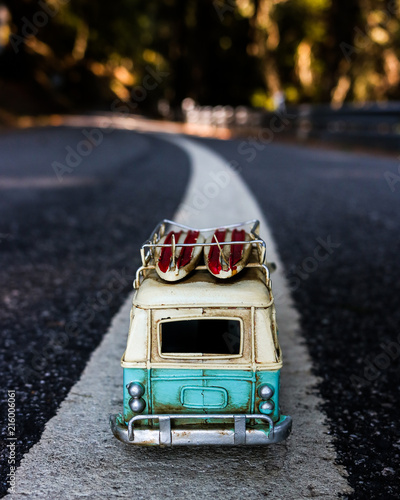 Carrinha de viagens em miniatura 