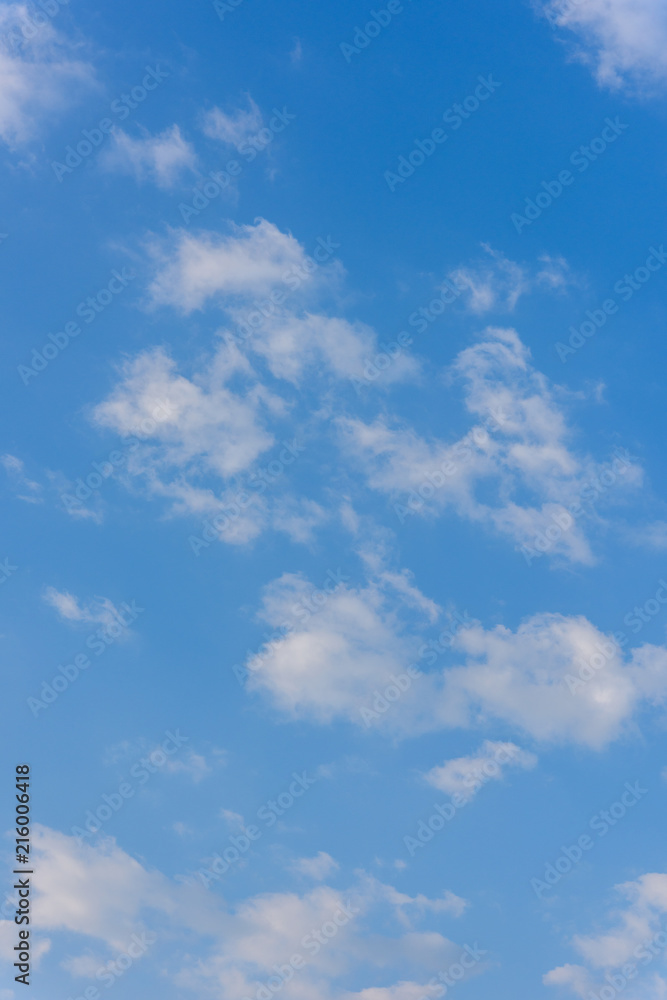 Beautiful cirrus clouds against the blue sky Beautiful cirrus clouds against the blue sky