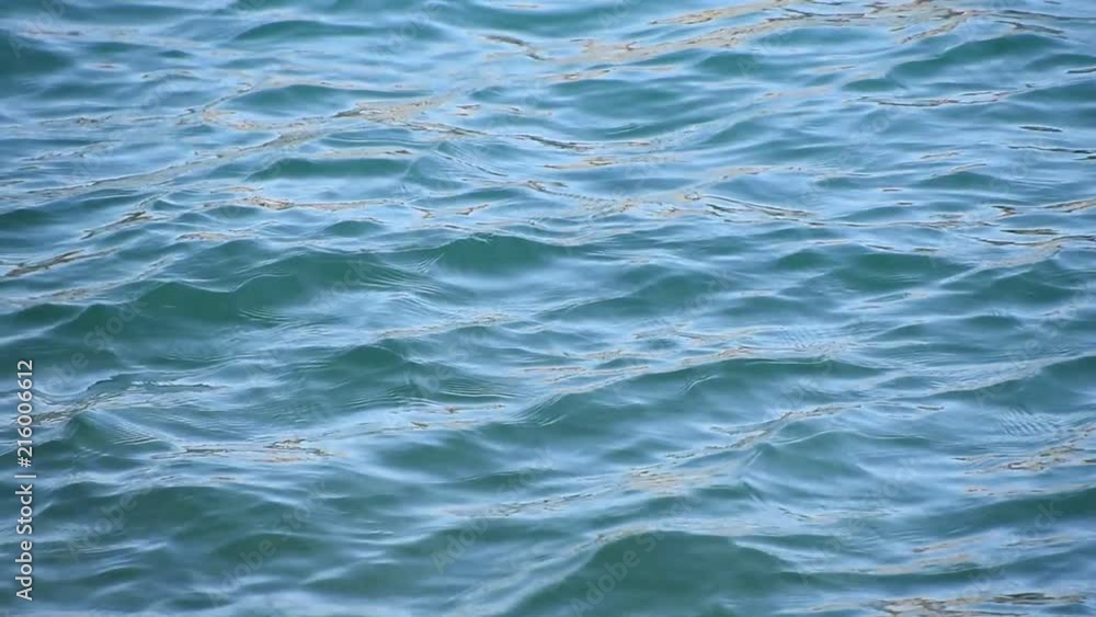 Blue sea ripple waves running on water surface Blue sea ripple waves running on water surface