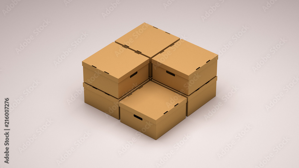 Obraz premium PAckages Boxes Mockup
