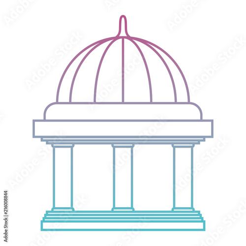 bank building isolated icon vector illustration design