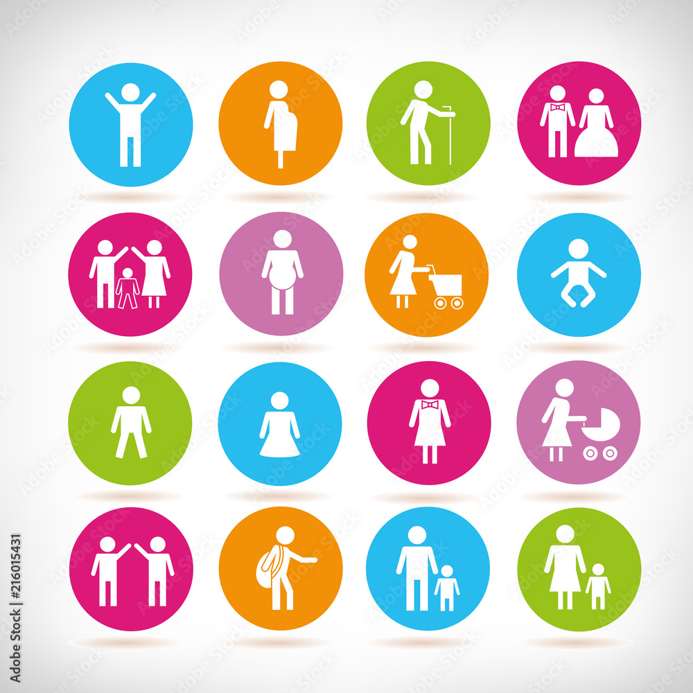 family people icons