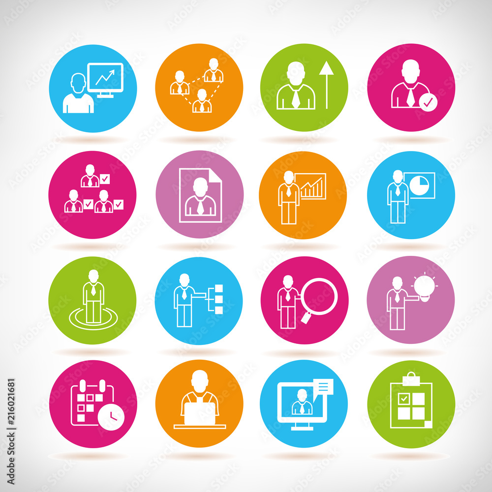 business management icons, office icons business management icons, office icons