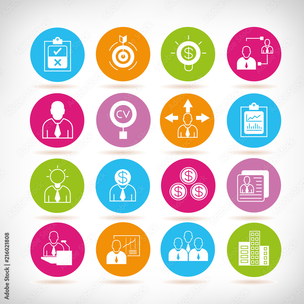 business management icons, office icons business management icons, office icons