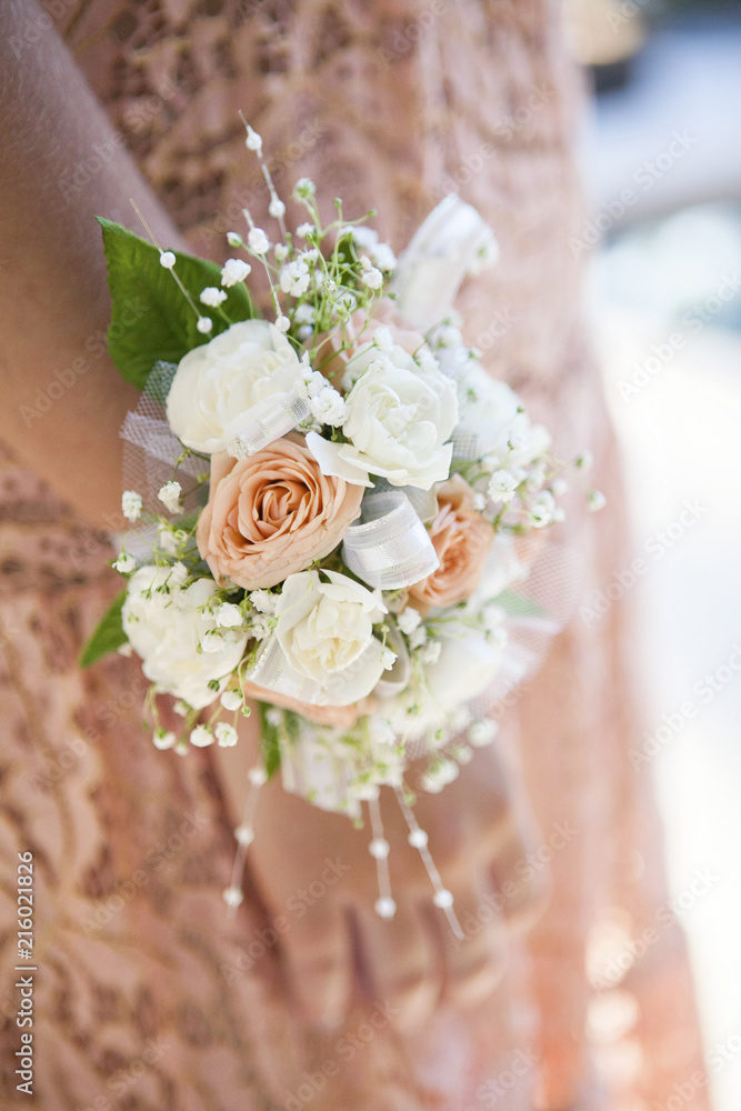 Foto Peach Corsage