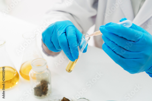 Marijuana research in the lab