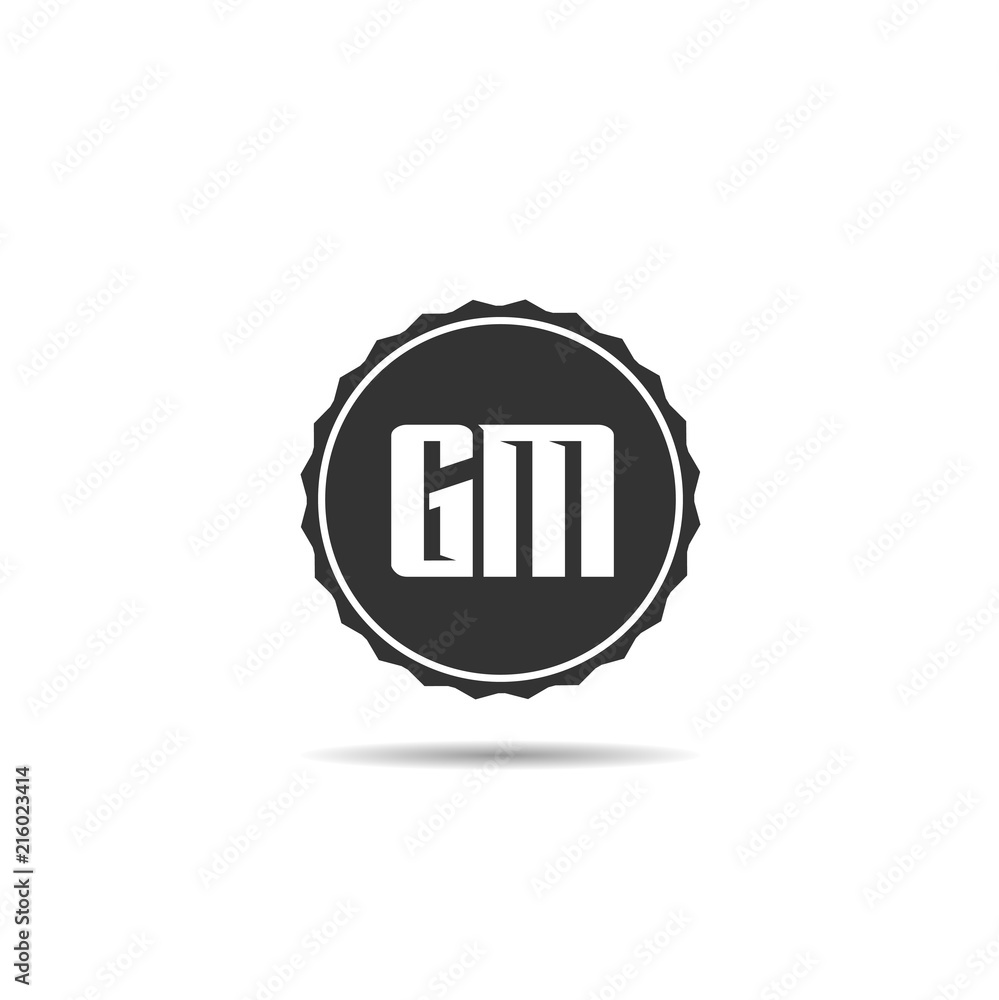 Initial Letter GM Logo Template Design Initial Letter GM Logo Template Design