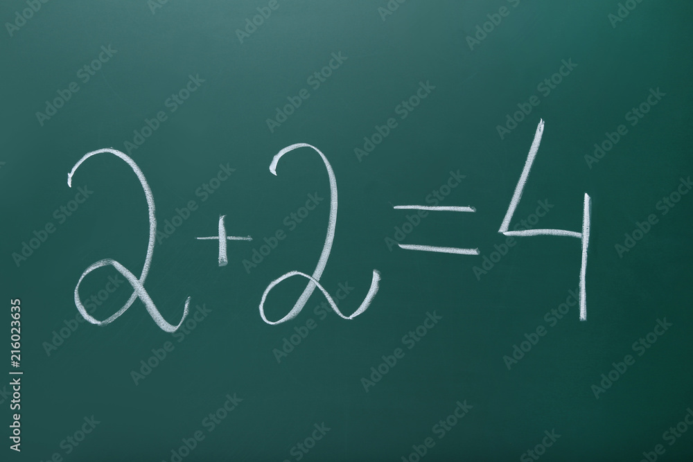 Maths formulas on chalkboard background Maths formulas on chalkboard background