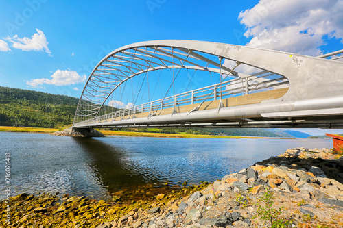 Bridge in the Sjoeaasen  Norway