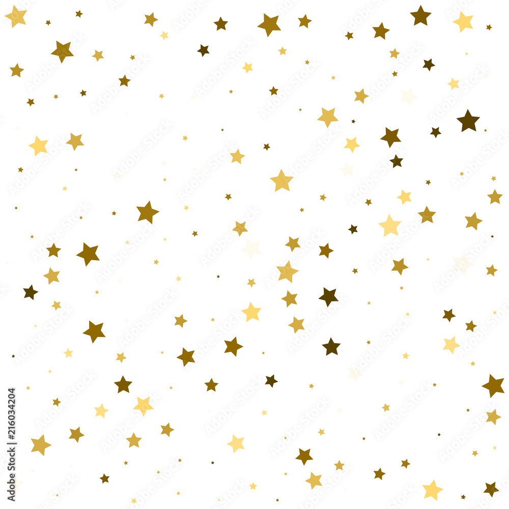 Star pattern. white, background, gold, gift wrap. Vector illustration. Star pattern. white, background, gold, gift wrap. Vector illustration.