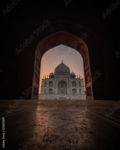 Taj Mahal in morning light