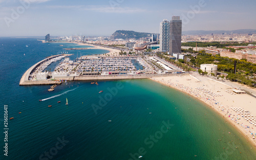Image of seaside of Barcelona