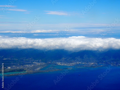 Honolulu International Airport Coral Runway and City