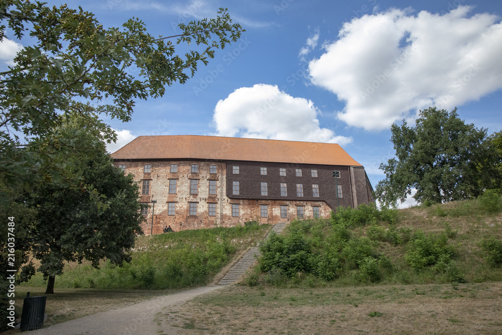 Koldinghus is a royal castle in Kolding in Denmark that was founded in the middle of the 13th century. It burned in 1808 long time as a ruin, before a long-term restoration was put in place., Denmark Koldinghus is a royal castle in Kolding in Denmark that was founded in the middle of the 13th century. It burned in 1808 long time as a ruin, before a long-term restoration was put in place., Denmark