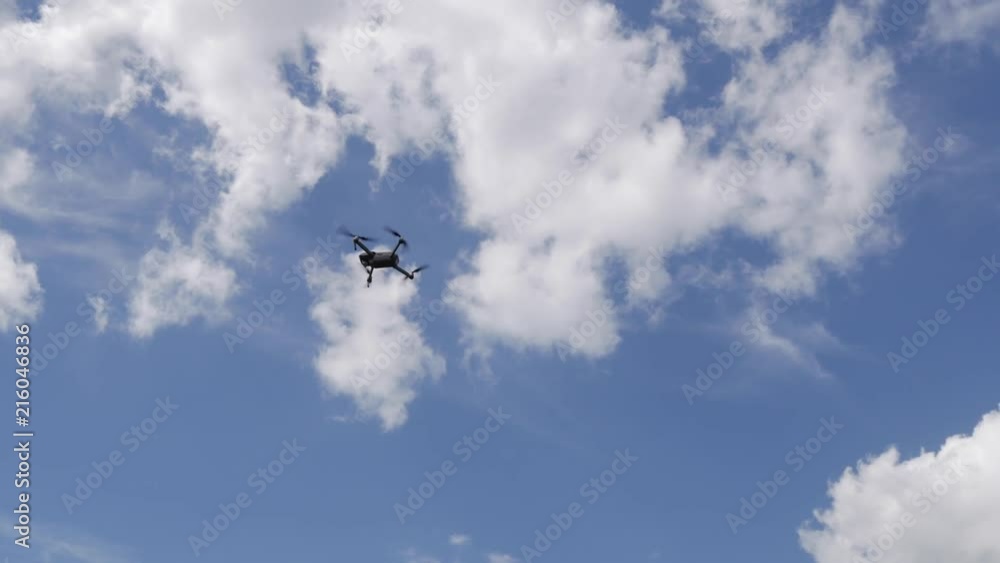 drone flies in the air drone flies in the air