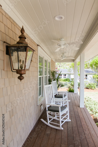 Tan Front Porch