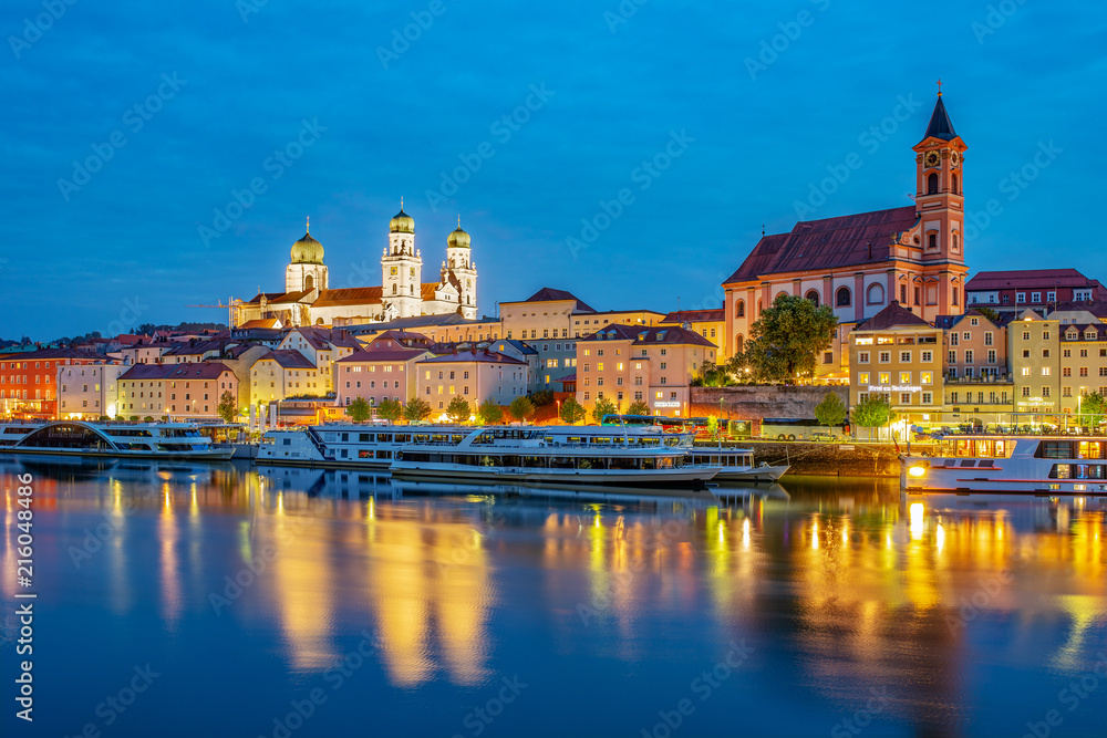 Passau zur blauen Stunde