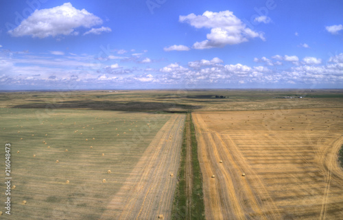 Aerial View of Fort Pierre National Grassland in Central South Dakota