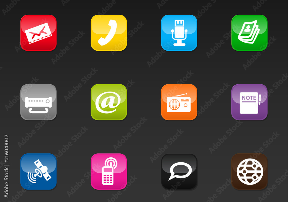 Communication color button Communication color button