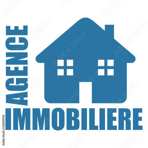 Logo agence immobilière.