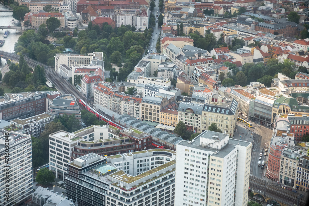 Naklejka premium Skyline Berlin Germany