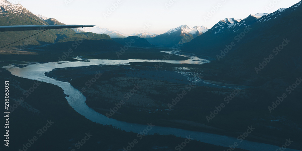 Alaskan Bush plane mountain views 1