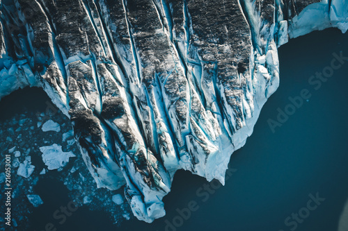 Alaskan Glacier from above