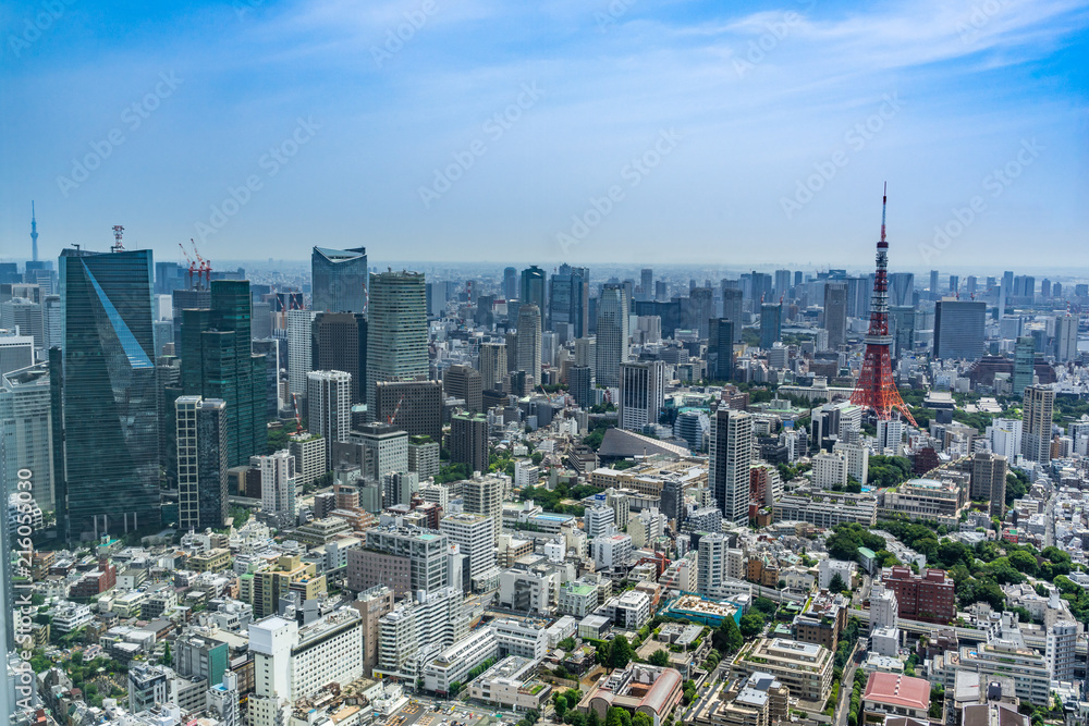 都市風景　東京　東京タワー