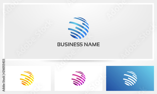 Global Globe Earth Logo 