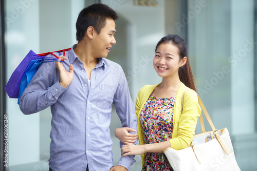 young lover shopping photo