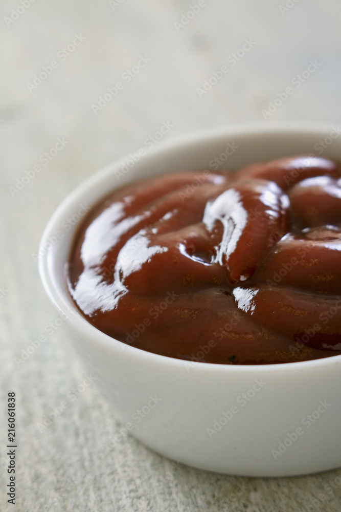 barbecue brown sauce in dish barbecue brown sauce in dish