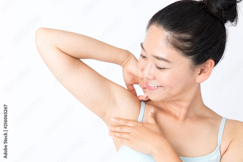 portrait of attractive asian woman beauty image on white background portrait of attractive asian woman beauty image on white background