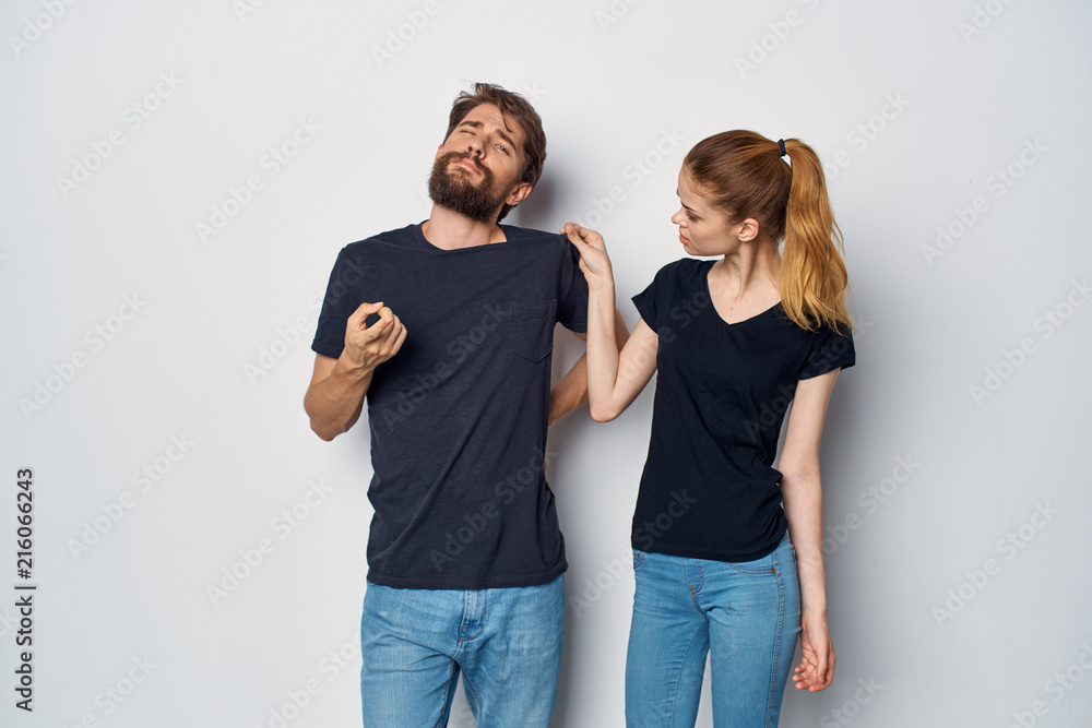 Crazy young couple Crazy young couple