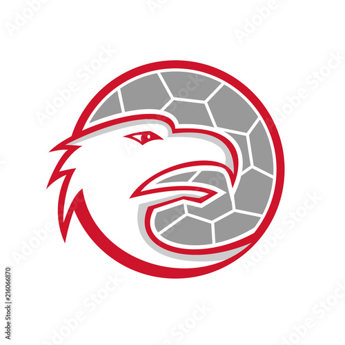 European Handball Eagle Mascot