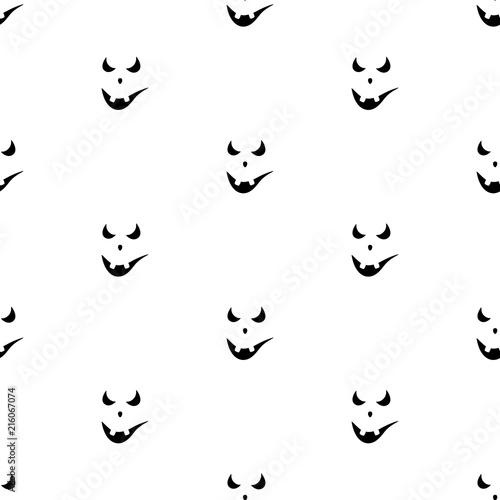 Set of scary faces Halloween pumpkins