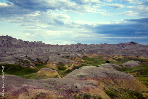 Yellow Mounds, Badlands National Park, South Dakota