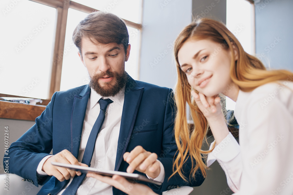 Obraz premium business people working in office